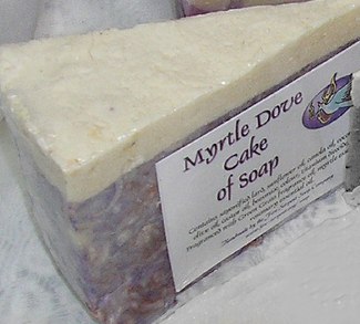 Myrtle Dove Cake of Soap.